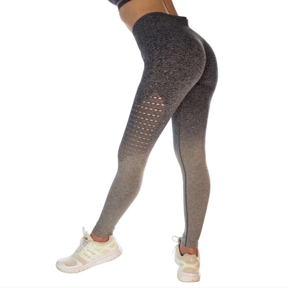 NEW High Waist Yoga Pants Tummy Control Workout - Picture 4 of 8